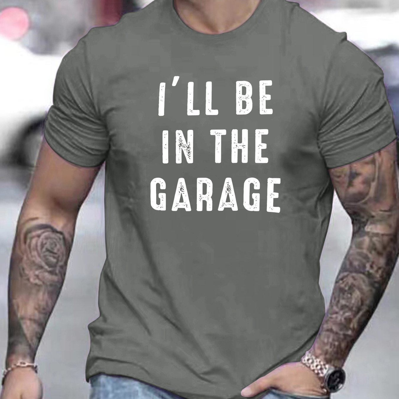 Vintage Humor Graphic Print T-Shirt - Casual Short Sleeve Tees for Men - Summer Fashion Essential with Relaxed Fit and Soft Fabric - La Tienda Bella