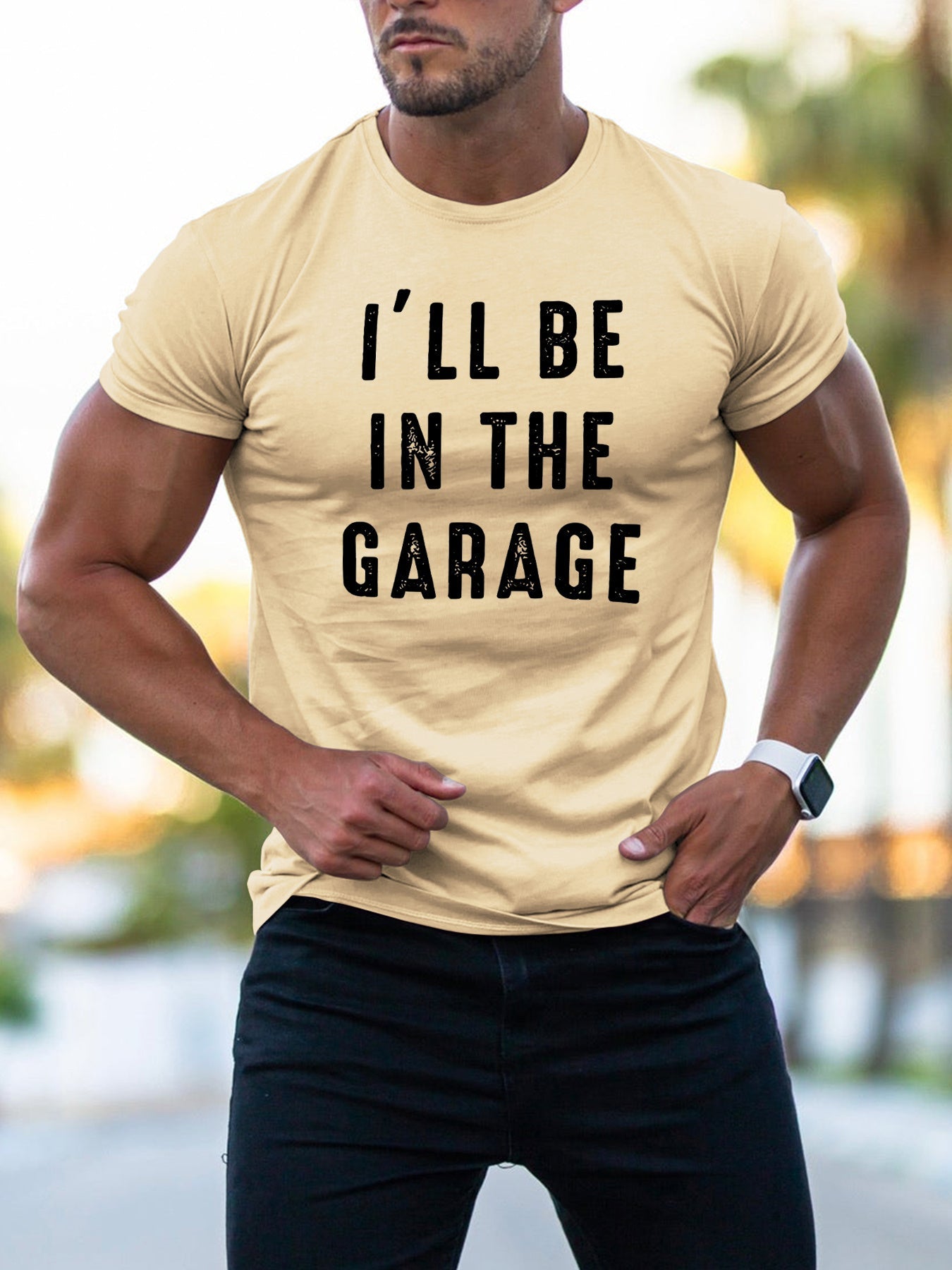 Vintage Humor Graphic Print T-Shirt - Casual Short Sleeve Tees for Men - Summer Fashion Essential with Relaxed Fit and Soft Fabric - La Tienda Bella