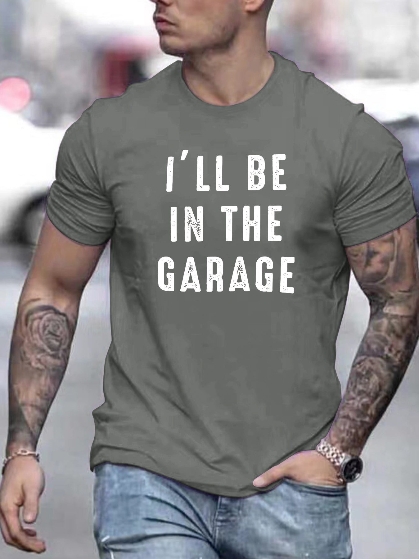 Vintage Humor Graphic Print T-Shirt - Casual Short Sleeve Tees for Men - Summer Fashion Essential with Relaxed Fit and Soft Fabric - La Tienda Bella