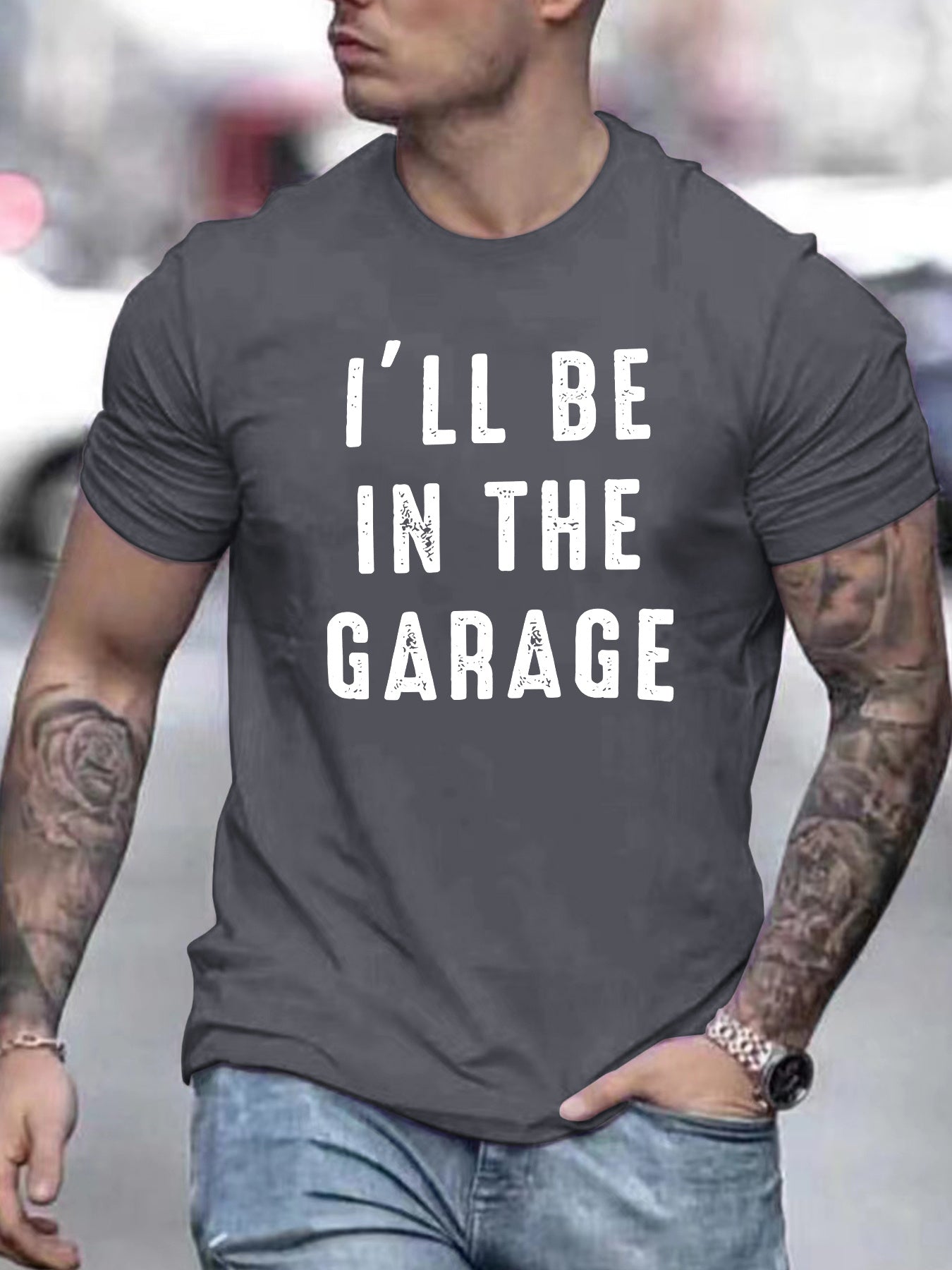 Vintage Humor Graphic Print T-Shirt - Casual Short Sleeve Tees for Men - Summer Fashion Essential with Relaxed Fit and Soft Fabric - La Tienda Bella