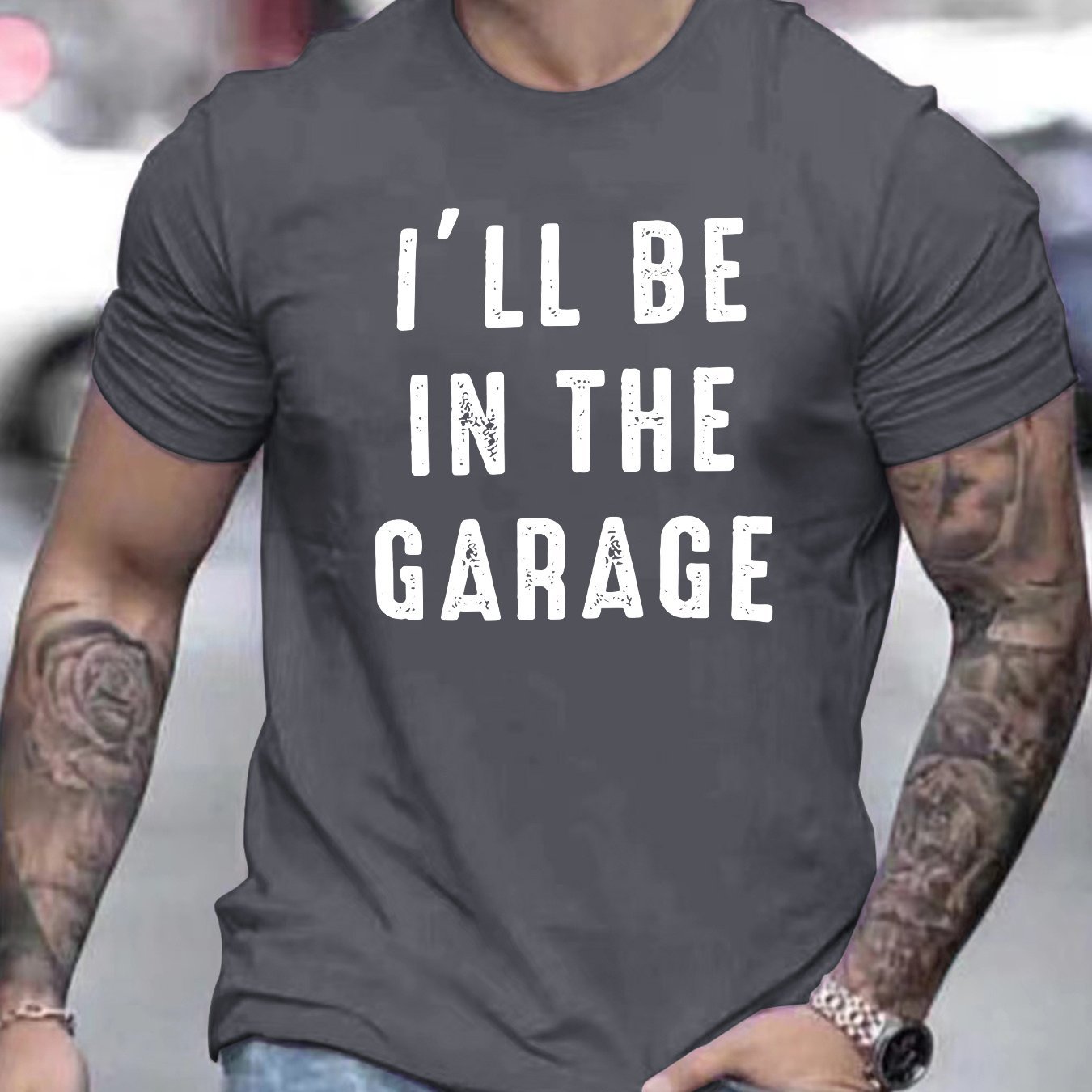 Vintage Humor Graphic Print T-Shirt - Casual Short Sleeve Tees for Men - Summer Fashion Essential with Relaxed Fit and Soft Fabric - La Tienda Bella
