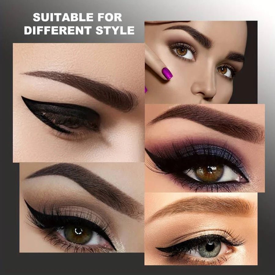 Waterproof Eyebrow Pen, Microblading Eyebrow Pencil With 4 Split Head, Natural Looking Brows Makeup ( 5 Colors) - La Tienda Bella
