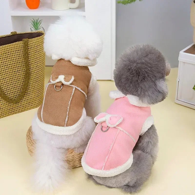 Cozy Winter Dog Jacket - Small Pet Clothes for Dogs & Cats - La Tienda Bella