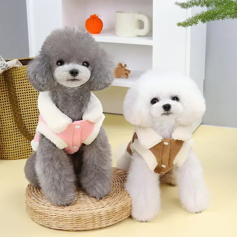 Cozy Winter Dog Jacket - Small Pet Clothes for Dogs & Cats - La Tienda Bella