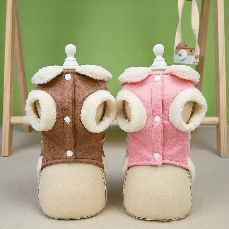 Cozy Winter Dog Jacket - Small Pet Clothes for Dogs & Cats - La Tienda Bella