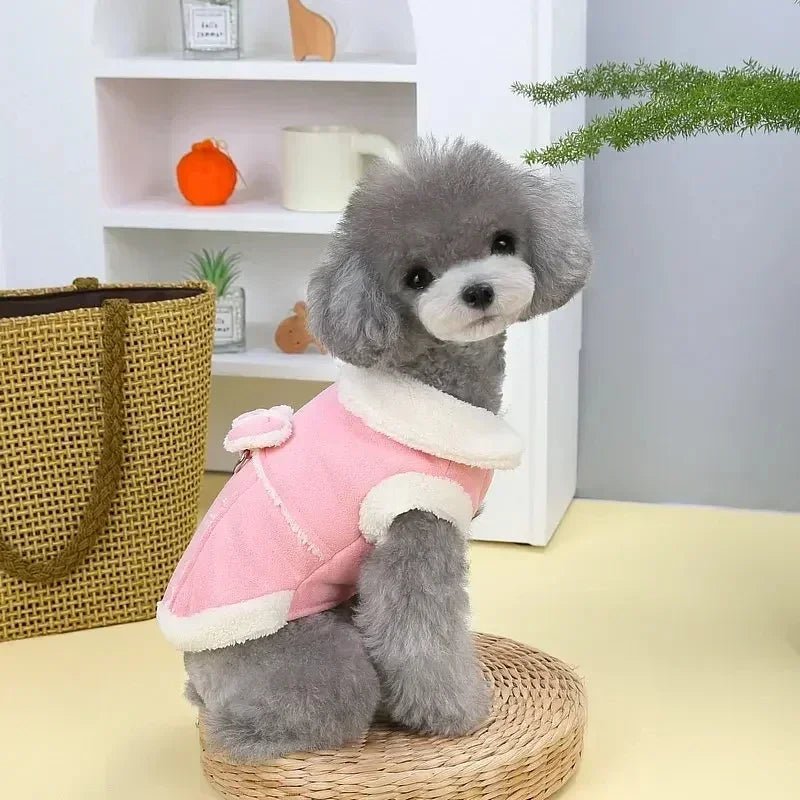 Cozy Winter Dog Jacket - Small Pet Clothes for Dogs & Cats - La Tienda Bella
