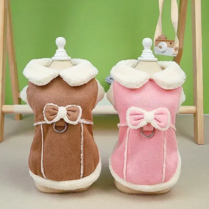 Cozy Winter Dog Jacket - Small Pet Clothes for Dogs & Cats - La Tienda Bella