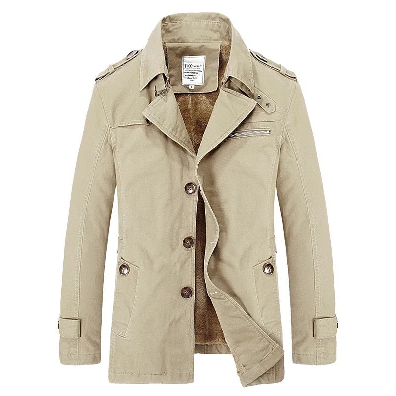 Men's Winter Fashion Windbreaker Coat - Vintage Streetwear High Quality Warm Jacket - La Tienda Bella