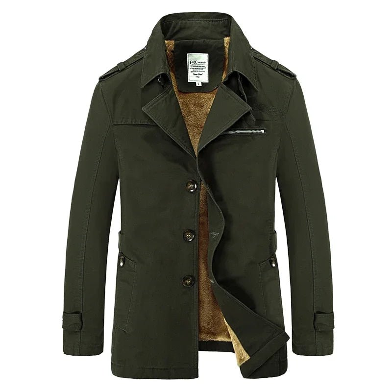 Men's Winter Fashion Windbreaker Coat - Vintage Streetwear High Quality Warm Jacket - La Tienda Bella