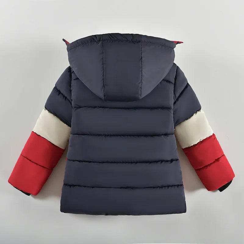 Boys Winter Jacket Kids Fashion Coat Hooded Outerwear - La Tienda Bella