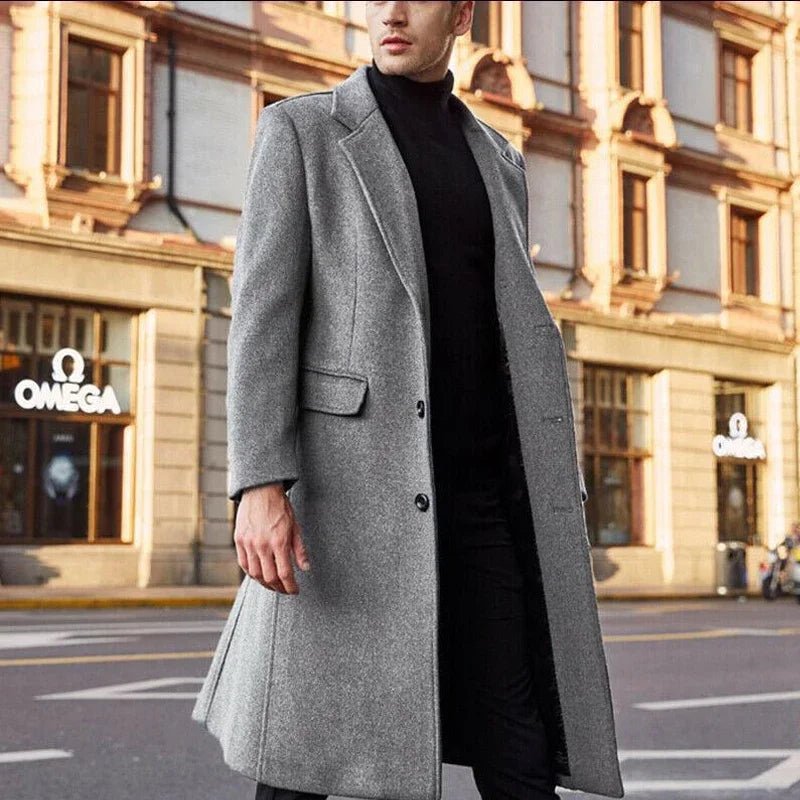 Luxury Winter Men's Fashion Coat - Casual Outerwear - La Tienda Bella