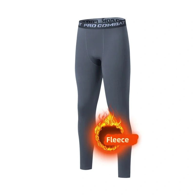 Men's Winter Fleece Thermal Underwear Leggings - Warm Long Pants - La Tienda Bella