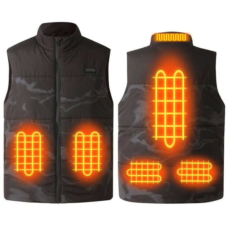 Men's Winter Workwear Heated Vest - Cold-Proof Constant Temperature Outdoor Clothing - La Tienda Bella