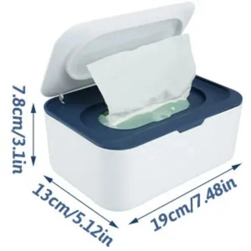 Wipes Dispenser Dustproof Tissues Wipes Case with Lids Multifunctional Baby Wipe Holder Large - La Tienda Bella