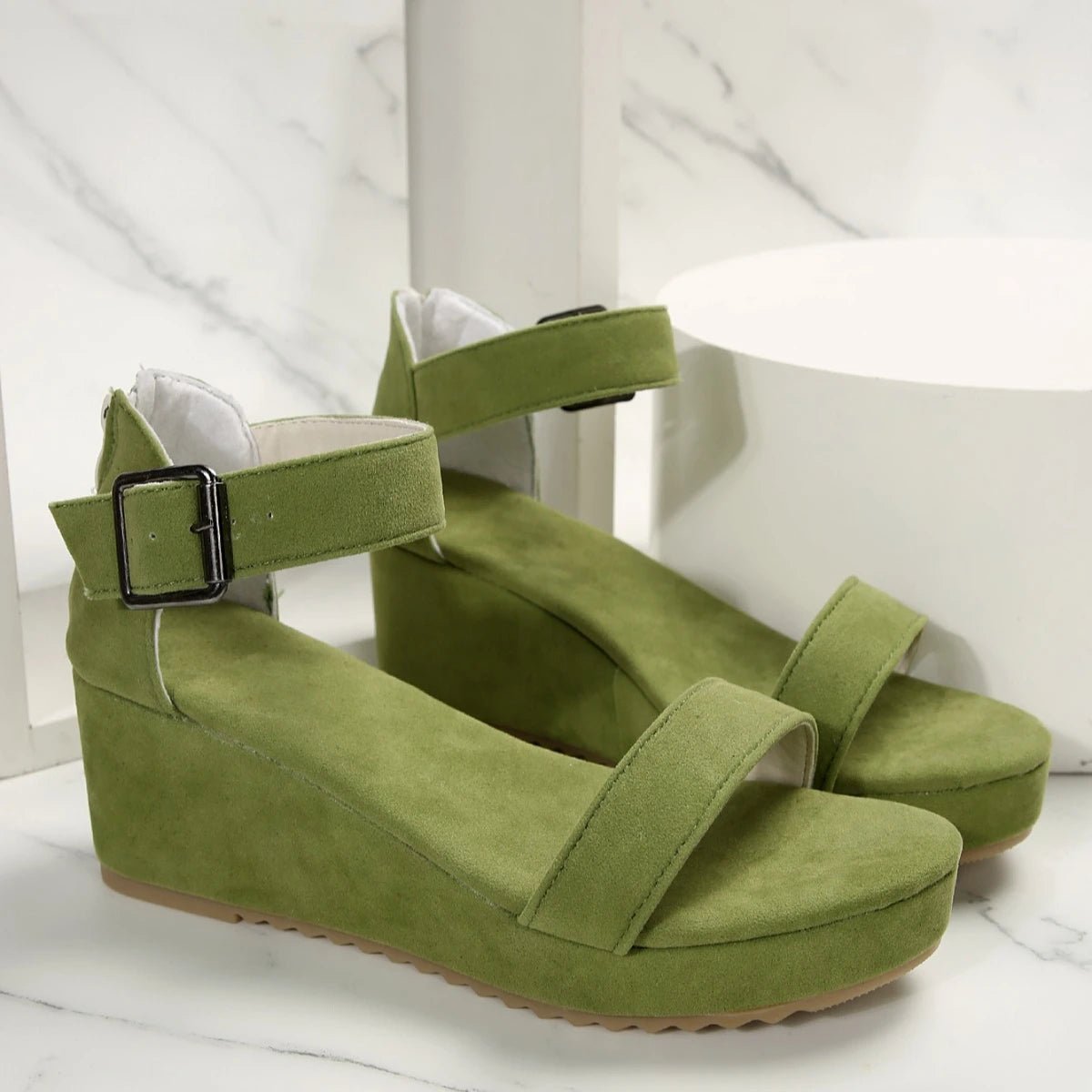 Women Sandals 2024 New Summer Fashion Comfortable Sandals Women Wear - resistant Platform Heels Women Outdoor Sexy Wedge Shoes - La Tienda Bella