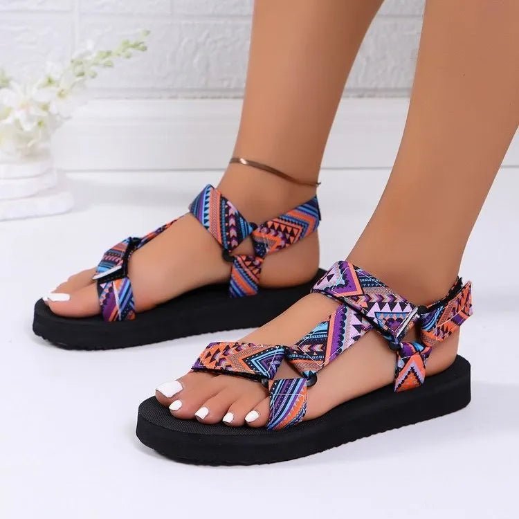 Women Sandals 2025 New Summer Lightweight Sandals Fashion Beach Casual Slippers Outdoor Bow Tie Flat Shoes Home Slides Women - La Tienda Bella
