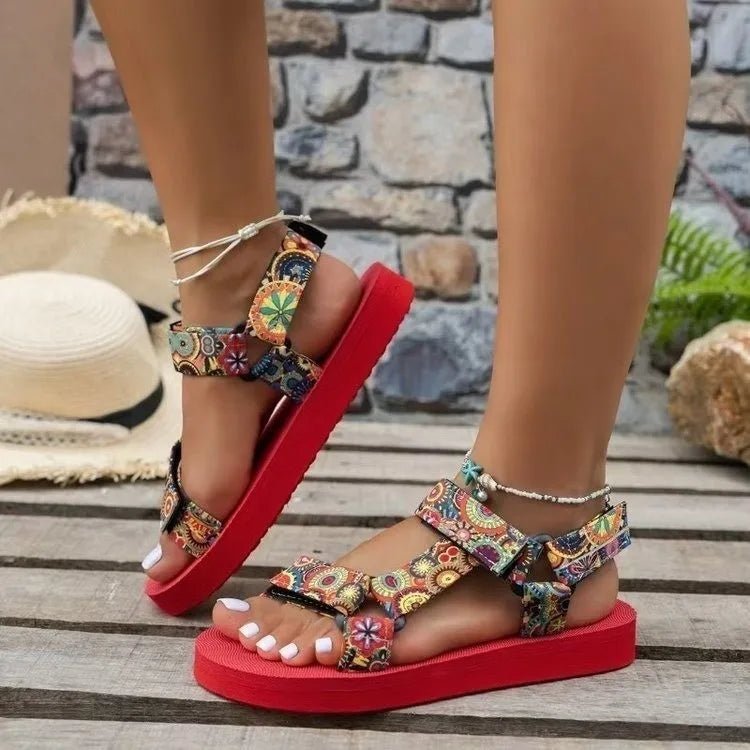 Women Sandals 2025 New Summer Lightweight Sandals Fashion Beach Casual Slippers Outdoor Bow Tie Flat Shoes Home Slides Women - La Tienda Bella