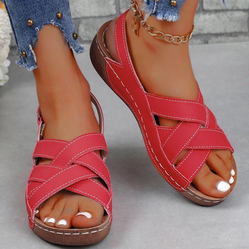 Women Sandals Shoes Summer Beach Shoes Woman Party Sandals For Women Wedge Ladies Shoes Non - Slip Footwear Women Sandal Female - La Tienda Bella