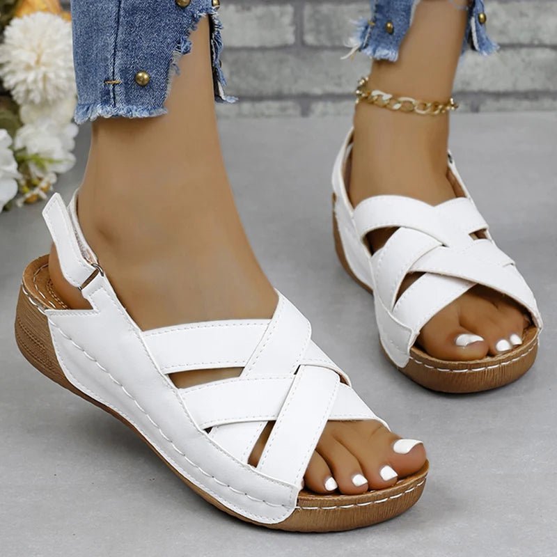 Women Sandals Shoes Summer Beach Shoes Woman Party Sandals For Women Wedge Ladies Shoes Non - Slip Footwear Women Sandal Female - La Tienda Bella