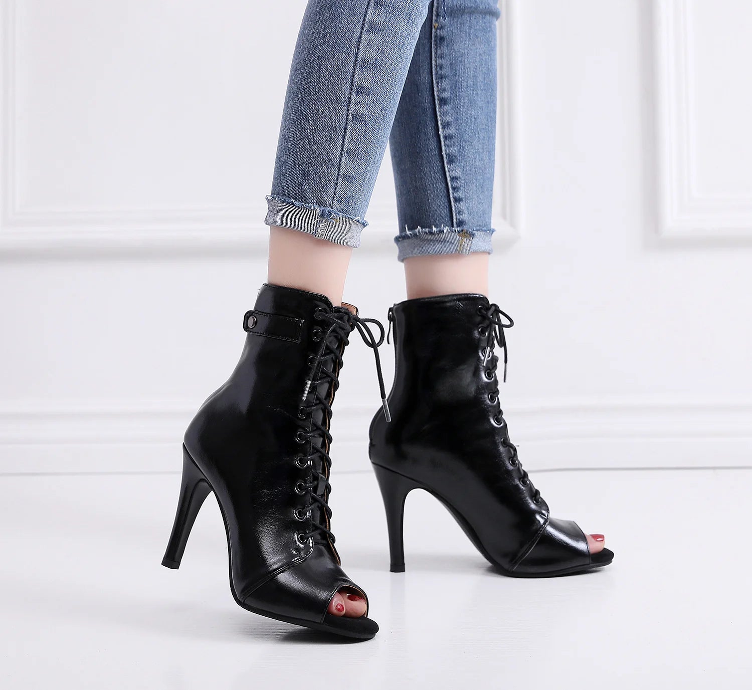 Women's 2020 Brand Party Boots Women's Sexy stilettos High Heels Footwear Women Latin dance heels shoes Latin 2020 For Ballroom - La Tienda Bella