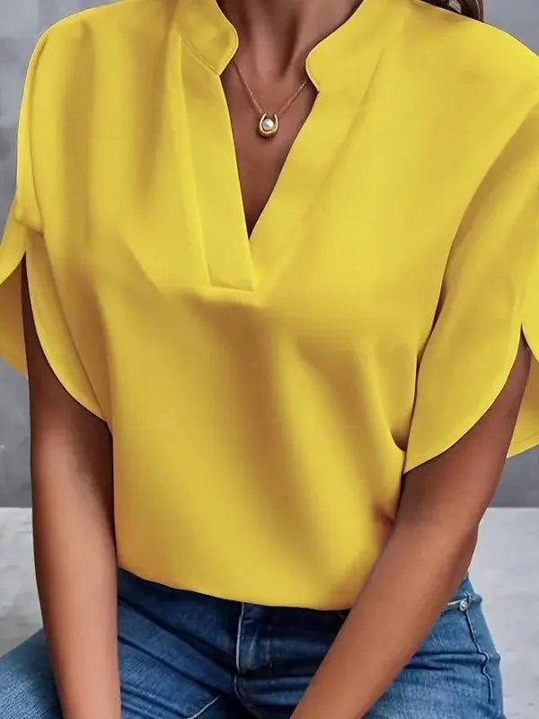 Women’s Casual Button - Down Shirt – Loose Fit Long Sleeve Top - La Tienda Bella