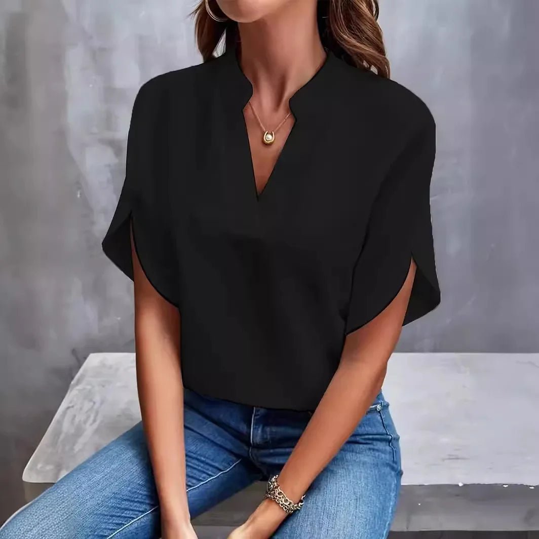 Women’s Casual Jumpsuit – Summer Short Sleeve Playsuit - La Tienda Bella