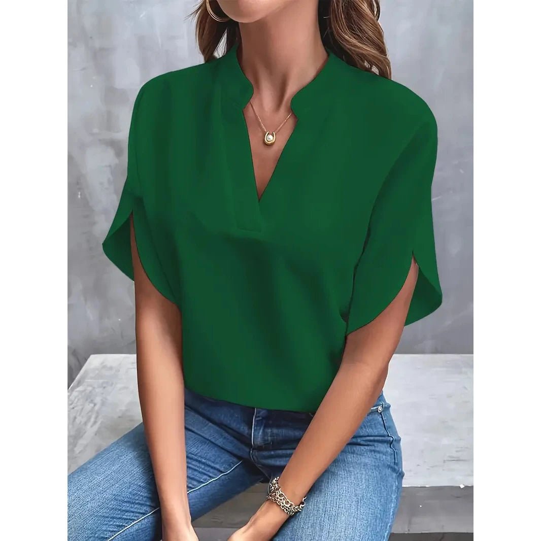 Women’s Casual Jumpsuit – Summer Short Sleeve Playsuit - La Tienda Bella