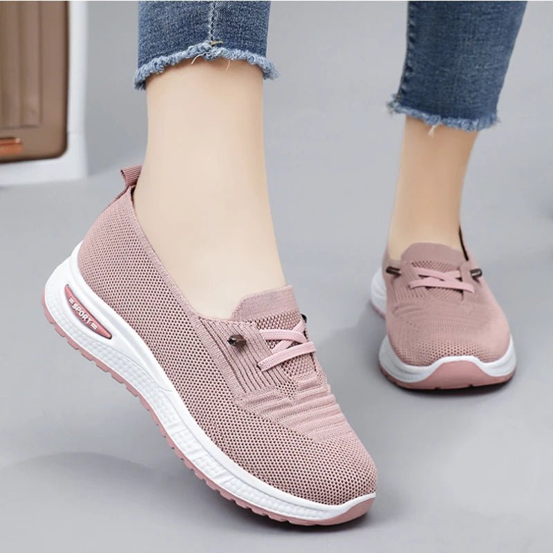 Women's Shoes 2025 Casual Sneakers Breathable Mesh Chunky Sole Affordable Free Shipping - La Tienda Bella